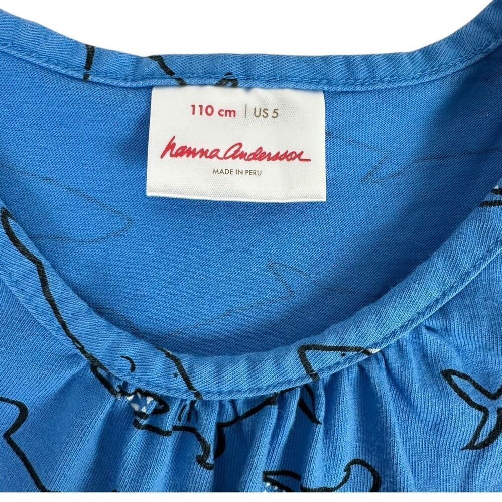 Hanna Andersson So Breezy Sundress Discover Sky size 5 - Picture 3 of 6
